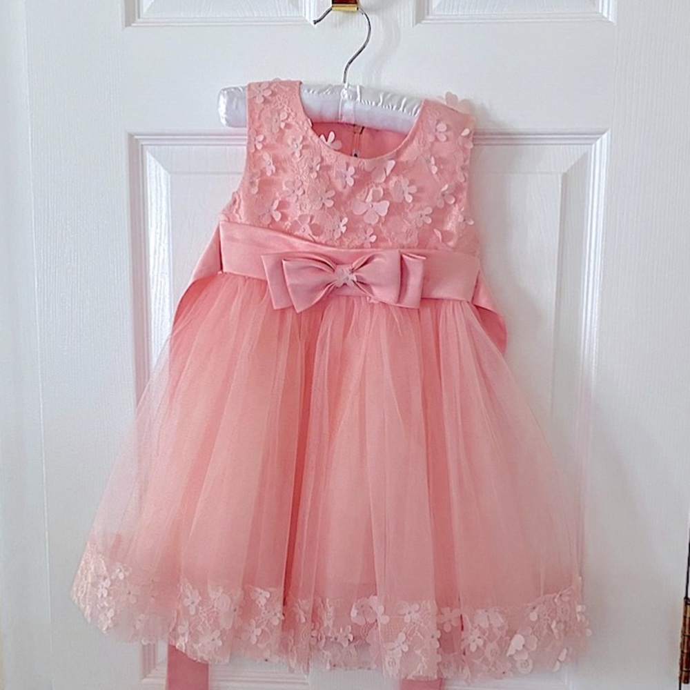SALE❤️ Peachy Holiday Party Dress Kids Fashion